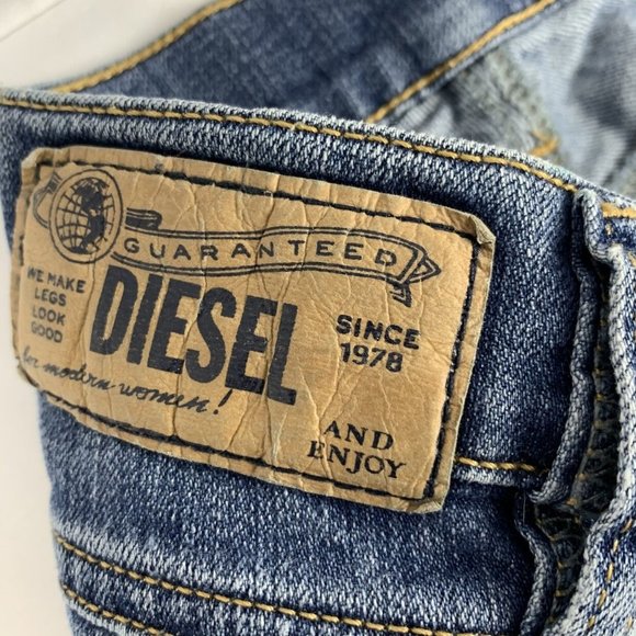Diesel Ronhoir Regular Boot Cut Denim Jeans 27 - Picture 3 of 9